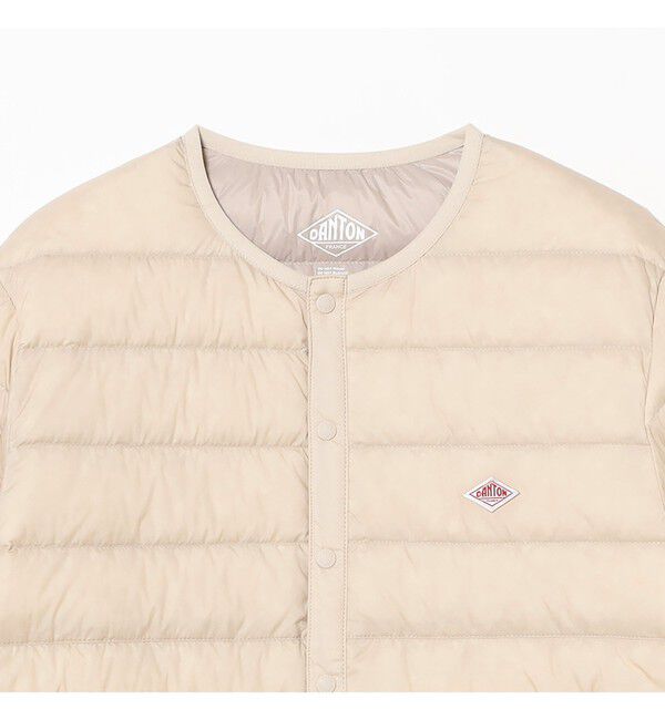 Ray BEAMS 「DANTON / インナー ダウン クルーネック ジャケット 25FW」|ブルゾン・スタジャン|