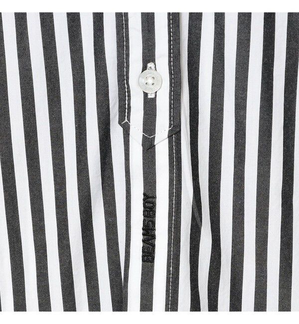 BEAMSBOY「ストライプ BD ワンピース ロングスリーブ」|ワンピース|