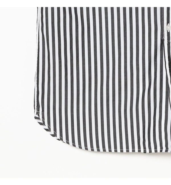 BEAMSBOY「ストライプ BD ワンピース ロングスリーブ」|ワンピース|