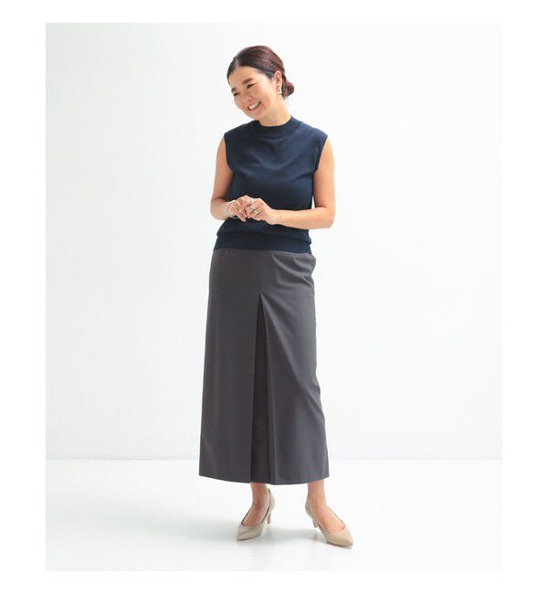 Demi-Luxe BEAMS 「ウォッシャブル ウール ノースリーブ Tシャツ」|Tシャツ・カットソー|