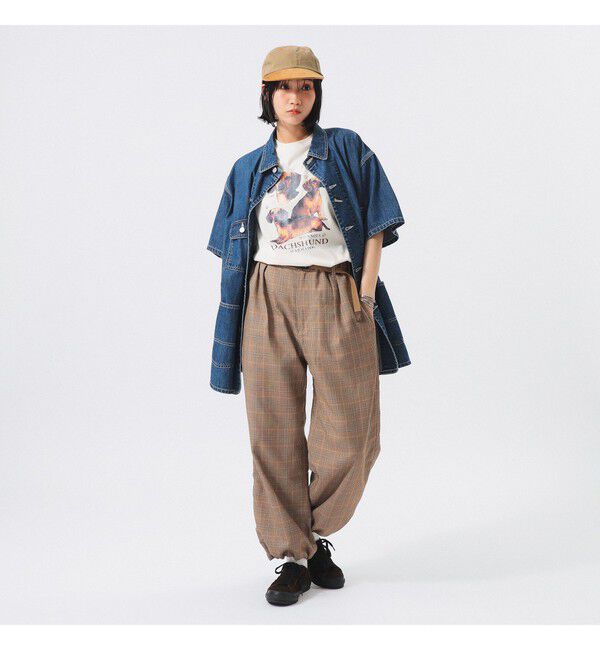 BEAMSBOY「【別注】Gramicci / チェック イージーパンツ」|チノ|