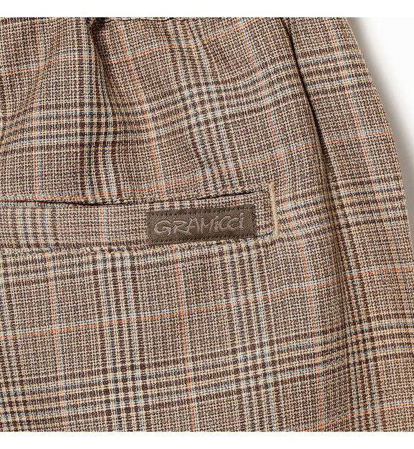 BEAMSBOY「【別注】Gramicci / チェック イージーパンツ」|チノ|