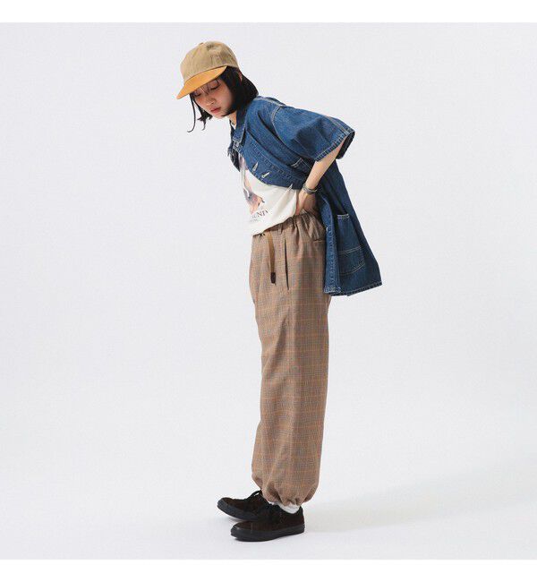 BEAMSBOY「【別注】Gramicci / チェック イージーパンツ」|チノ|