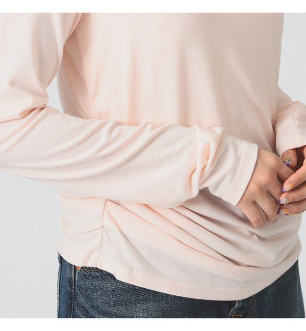 Ray BEAMS 「アシメ ネック ドレープ」|Tシャツ・カットソー|