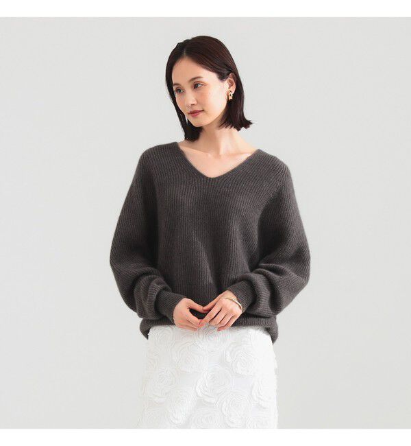 Demi-Luxe BEAMS 「フォックスウール ホールガーメント ニット」|ニット・セーター|