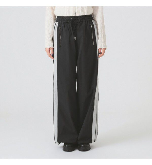 Ray BEAMS 「Wライン トラック パンツ」|チノ|