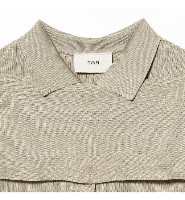 Demi-Luxe BEAMS 「TAN / 2ピース リブ カーディガン」|ニット・セーター|