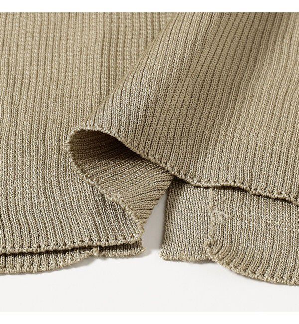 Demi-Luxe BEAMS 「TAN / 2ピース リブ カーディガン」|ニット・セーター|