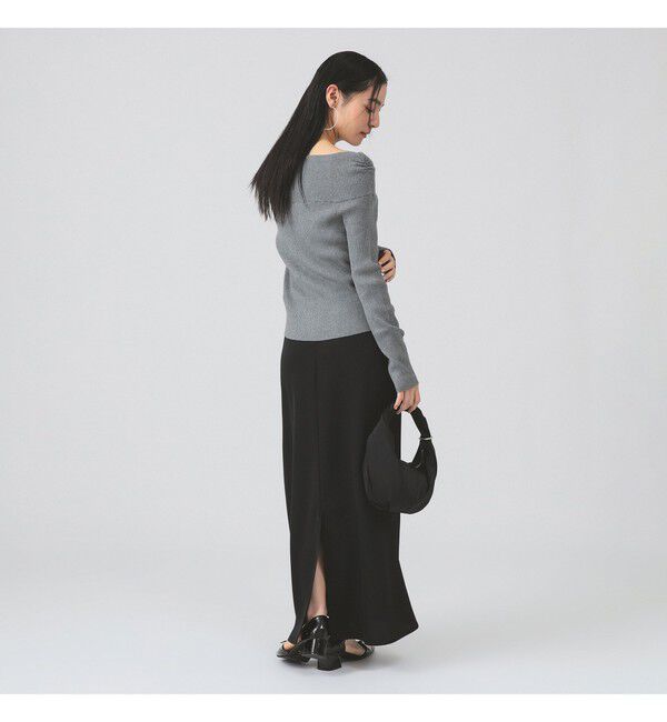 Ray BEAMS 「サテン ドレープ スカート」|スカート|