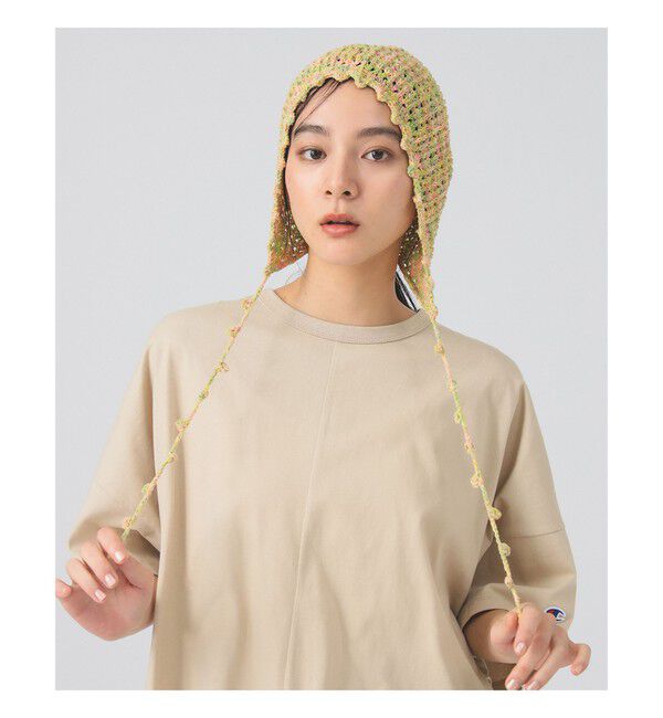 Ray BEAMS 「PonPon ボンネット帽」|その他|YELLOW_MIX