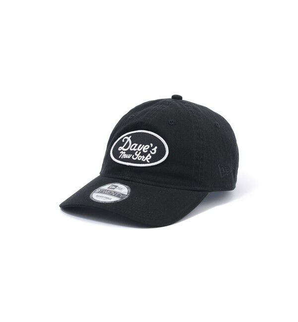 BEAMSBOY「【別注】NEW ERA / Dave's New York ロゴパッチ キャップ」|その他|BLACK