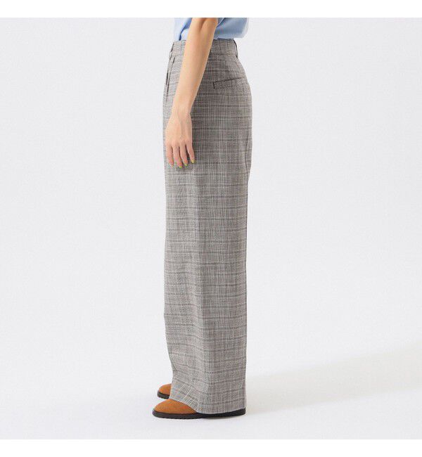 BEAMSBOY「チェック スラックス ＜オフィスカジュアル / セットアップ対応 / オンオフ兼用＞」|チノ|