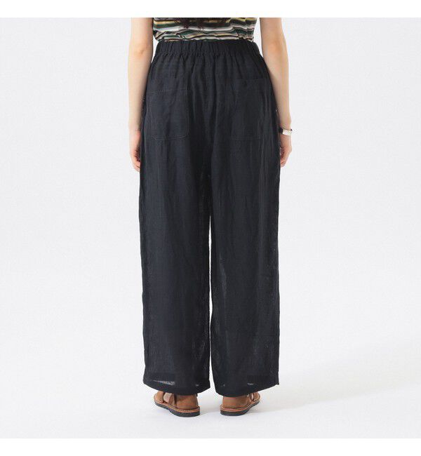 BEAMSBOY「リネン ソリッド イージー ＜イージーケア＞」|チノ|