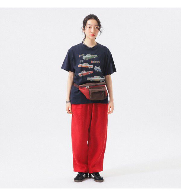 BEAMSBOY「リネン ソリッド イージー ＜イージーケア＞」|チノ|