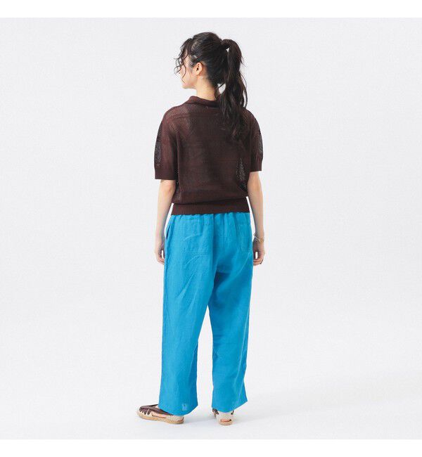 BEAMSBOY「リネン ソリッド イージー ＜イージーケア＞」|チノ|