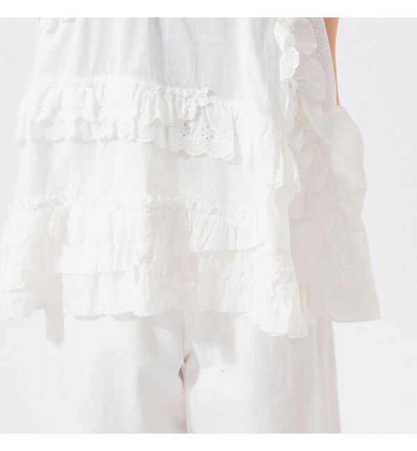 BEAMSBOY「【別注】TORI-TO / コラージュ ノースリーブ シャツ」|シャツ・ブラウス|