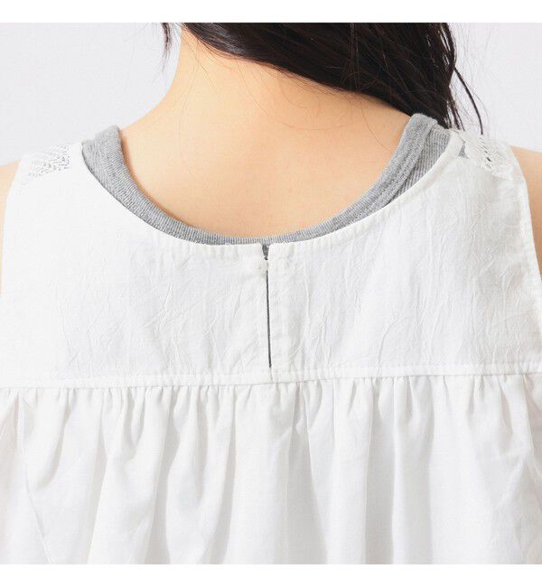 BEAMSBOY「【別注】TORI-TO / コラージュ ノースリーブ シャツ」|シャツ・ブラウス|