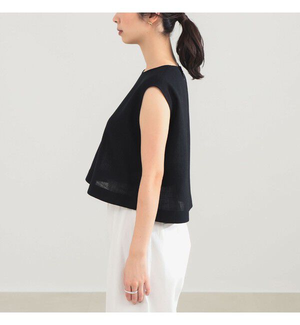 Demi-Luxe BEAMS 「AK+1 / クロップド ブラウス」|シャツ・ブラウス|