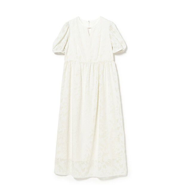 Ray BEAMS 「ジャガード パフスリーブ ワンピース」|ワンピース|