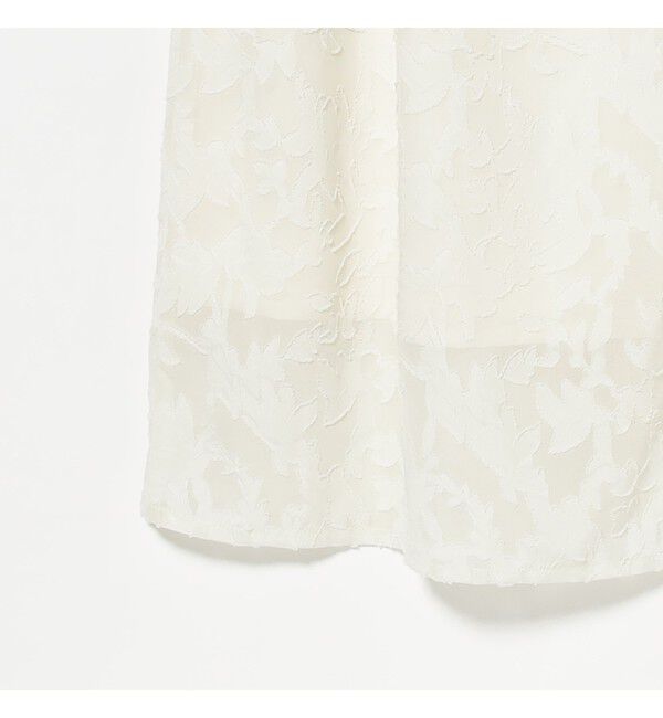 Ray BEAMS 「ジャガード パフスリーブ ワンピース」|ワンピース|