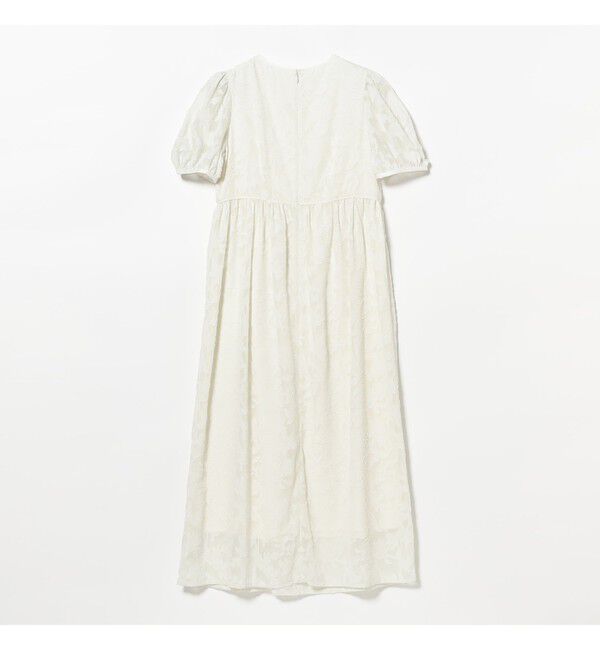 Ray BEAMS 「ジャガード パフスリーブ ワンピース」|ワンピース|