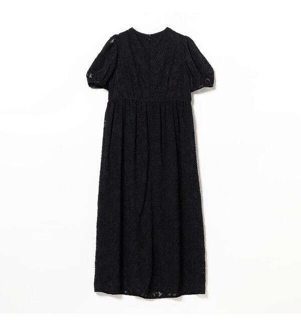 Ray BEAMS 「ジャガード パフスリーブ ワンピース」|ワンピース|