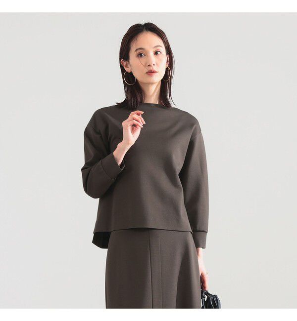 Demi-Luxe BEAMS 「ポンチ ボートネック プルオーバー」|Tシャツ・カットソー|