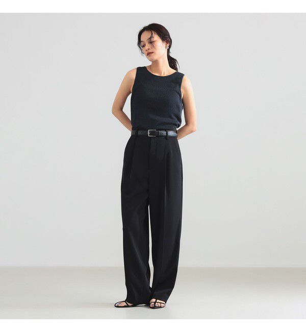 Demi-Luxe BEAMS 「セミワイド 1タックパンツ」|チノ|