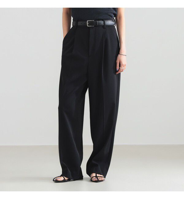 Demi-Luxe BEAMS 「セミワイド 1タックパンツ」|チノ|