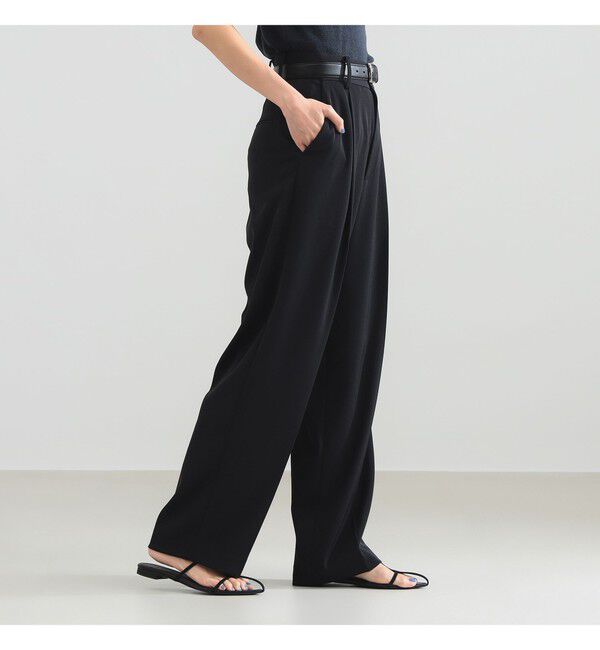 Demi-Luxe BEAMS 「セミワイド 1タックパンツ」|チノ|