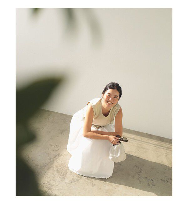 Demi-Luxe BEAMS 「スリット ノースリーブ チュニック」|Tシャツ・カットソー|