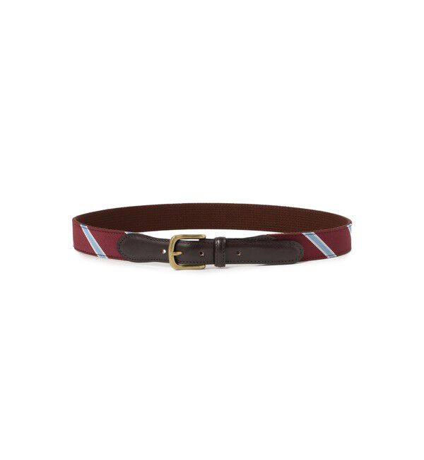 BEAMS PLUS「BEAMS PLUS / Leather Tab Ribbon Belt」|ベルト|