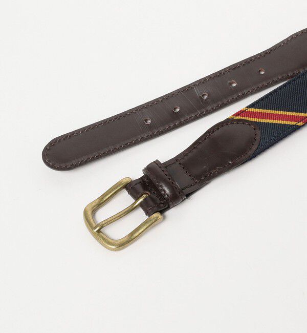 BEAMS PLUS「BEAMS PLUS / Leather Tab Ribbon Belt」|ベルト|