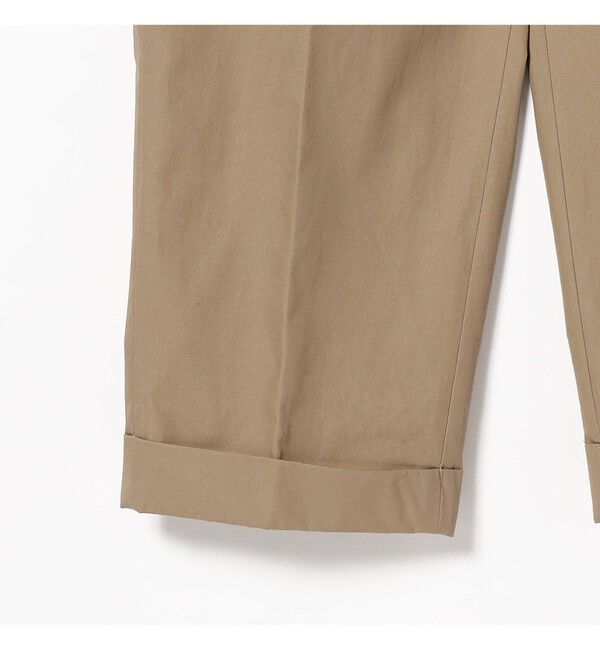 BEAMS PLUS「IVY Trousers Wide High Density COTTON」|チノ|