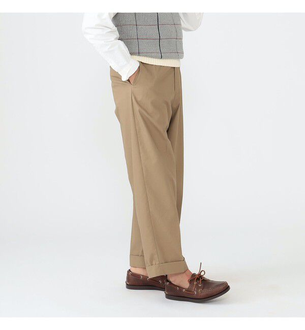 BEAMS PLUS「IVY Trousers Wide High Density COTTON」|チノ|