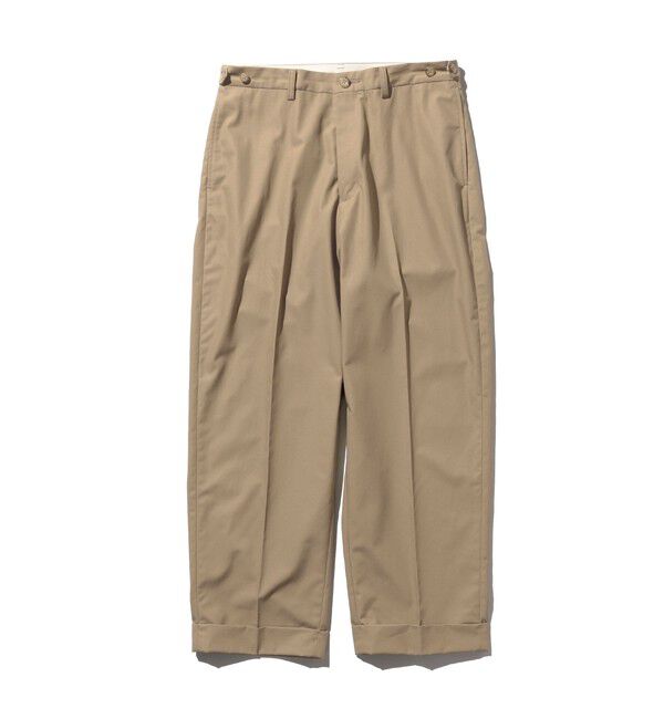 BEAMS PLUS「IVY Trousers Wide High Density COTTON」|チノ|