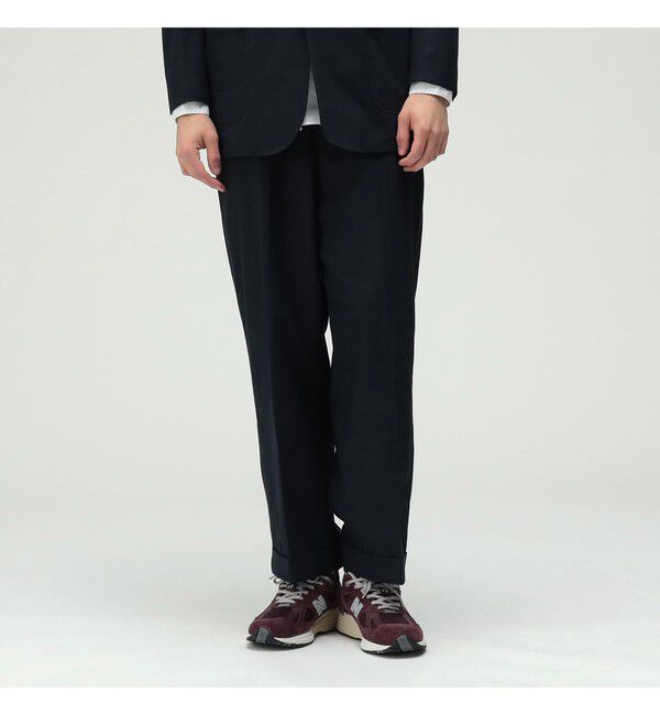 BEAMS PLUS「IVY Trousers Wide High Density COTTON」|チノ|