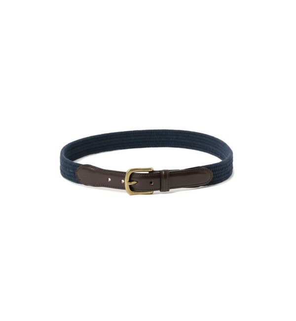 BEAMS PLUS「Leather Tab Cotton Belt」|ベルト|
