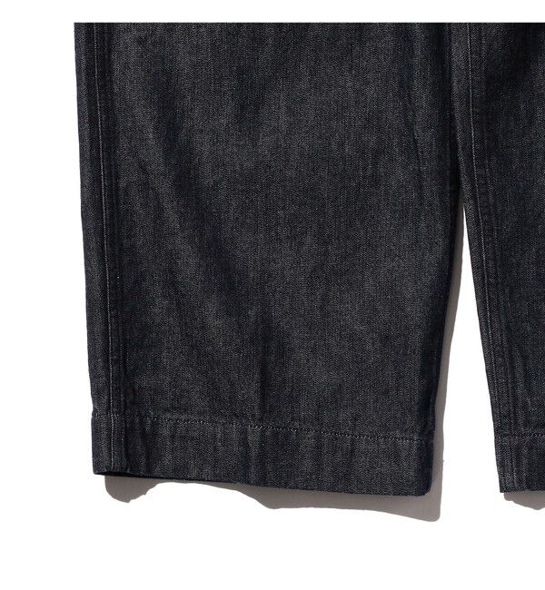 BEAMS PLUS「ダブルダイ デニム ミリタリー トラウザーズ」|チノ|