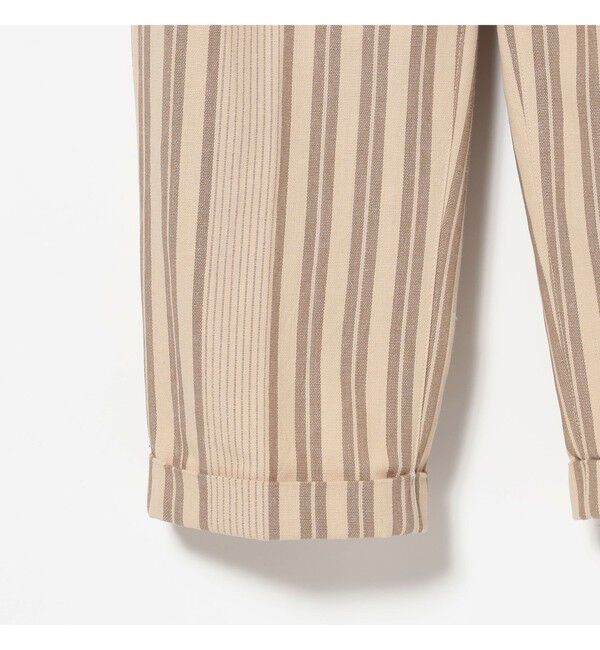 BEAMS PLUS「2 Pleats Relax Trousers Indian Oxford Stripe」|チノ|