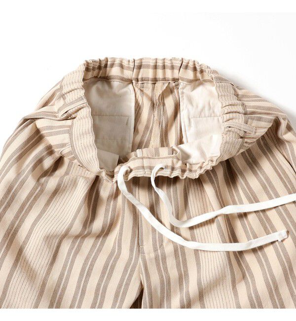 BEAMS PLUS「2 Pleats Relax Trousers Indian Oxford Stripe」|チノ|