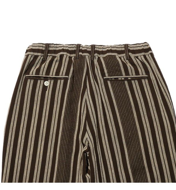 BEAMS PLUS「2 Pleats Relax Trousers Indian Oxford Stripe」|チノ|