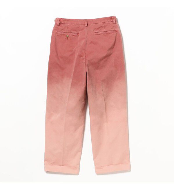 BEAMS PLUS「IVY Trousers Wide Twill Gradation Print」|チノ|