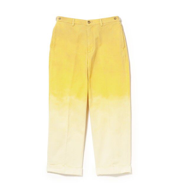 BEAMS PLUS「IVY Trousers Wide Twill Gradation Print」|チノ|