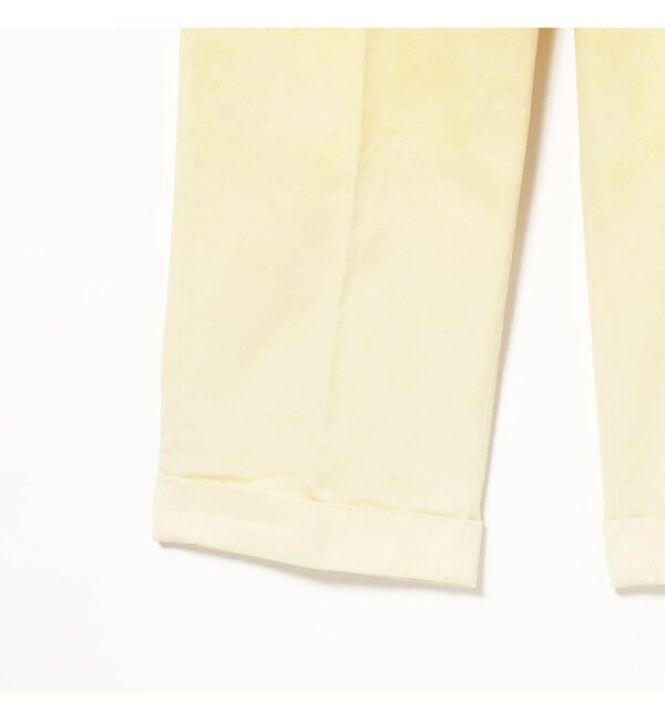 BEAMS PLUS「IVY Trousers Wide Twill Gradation Print」|チノ|