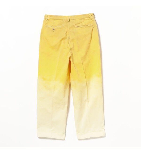 BEAMS PLUS「IVY Trousers Wide Twill Gradation Print」|チノ|