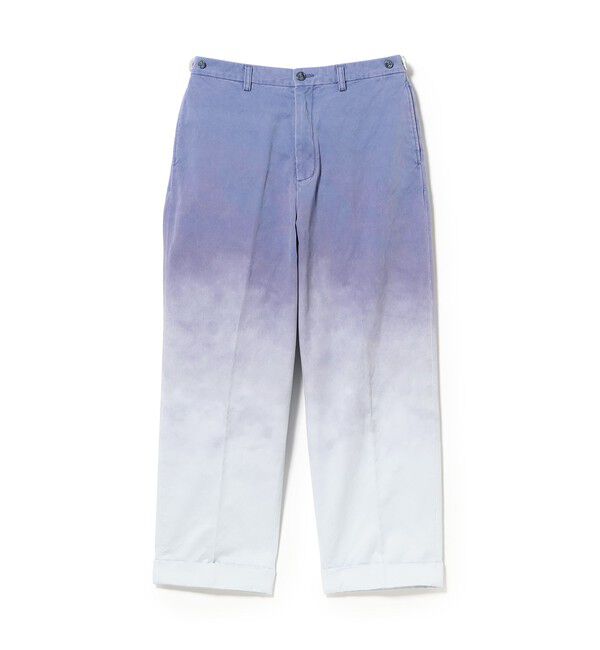 BEAMS PLUS「IVY Trousers Wide Twill Gradation Print」|チノ|