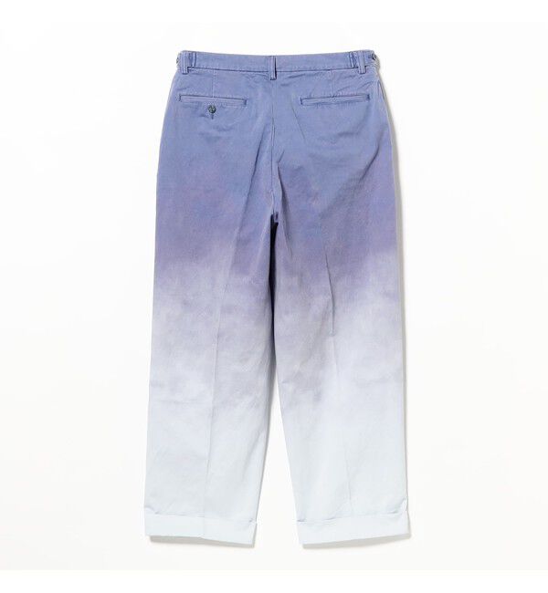 BEAMS PLUS「IVY Trousers Wide Twill Gradation Print」|チノ|
