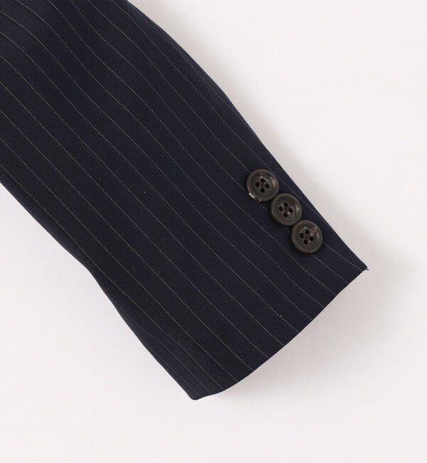 SHIPS KIDS「SHIPS KIDS:100～130cm / セレモニー ストライプ ジャケット」|テーラードジャケット|