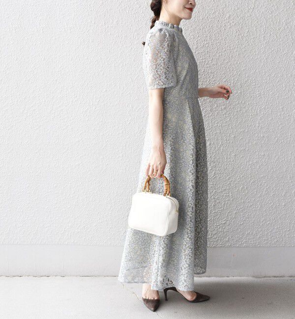 SHIPS for women「【SHIPS別注】kaene:コードレース ワンピース（セレモニー対応可）」|ワンピース|